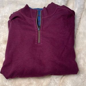 Tommy Bahama Flip Side Twill Half Zip